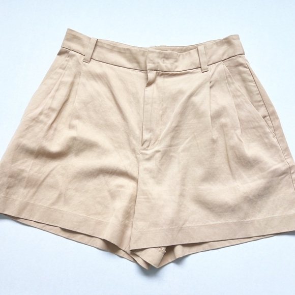 Madewell The Harlow Short in Drapey Twill Khaki Color Shorts Coastal Grandma 6 - Picture 2 of 6